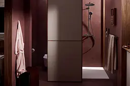 Душова система з термостатом Hansgrohe Raindance Alive S Puro 300 1jet EcoSmart Ecostat Element brushed black chrome 24593340 - мініатюра 2