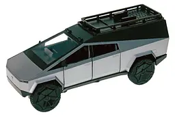 Іграшкова машинка пікап Tesla Cybertruck Camping 1:24 Автопром світлозвукові ефекти AP7727, коробка р.28x16x12, 8см - мініатюра 2