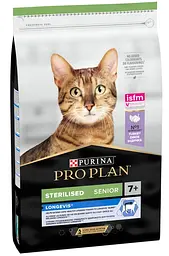 Сухий корм для дорослих котів після стерилізації Purina Pro Plan Sterilised Adult 1+ Renal Plus з індичкою 10 кг (7613033566547)