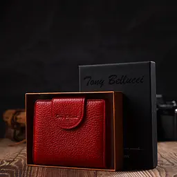 Жіночий шкіряний гаманець Tony Bellucci 11,5х9,5х2 см acs0028344 - мініатюра 9