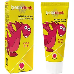 Зубна паста Betadent Raspberry Kids 3-6 75 мл - мініатюра 2