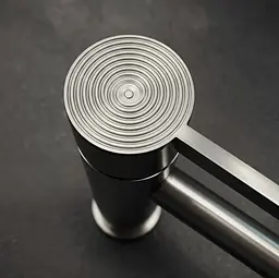 Змішувач для умивальника Rea Foster низький nickel brushed REA-B6323 - мініатюра 2