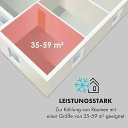 Кондиціонер мобільний Klarstein Iceblock Prosmart 12 (10034645) - мініатюра 4