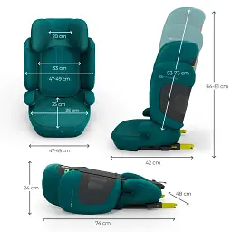 Автокрісло Kinderkraft Xpand 2 PRO i-Size Green (KCXPPR02GRE0000) - мініатюра 6