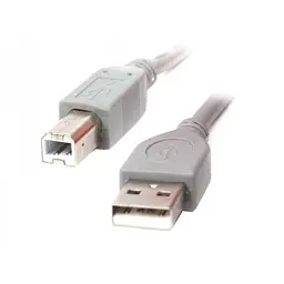 Кабель Cablexpert CCP-USB2-AMBM-6G USB 2.0 AM/BM 1,8 м сірий - мініатюра 2