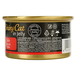 Вологий корм для котів GimCat ShinyCat in Jelly з куркою 70 г - мініатюра 4