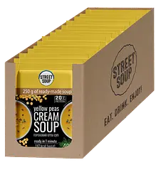 Крем-суп гороховий швидкого приготування Street Soup у саше, набір 28 шт.