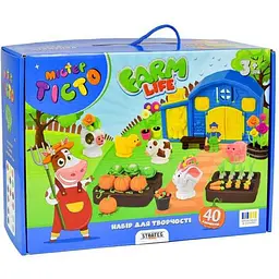 Набір для творчості STRATEG Містер тісто Farm Life українською мовою 41039