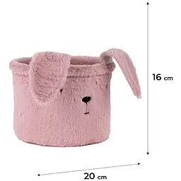 Кошик для зберігання Kite 3100 Lovely Rabbit 20х16 см плюшевий (K24-3100S-1) - мініатюра 3
