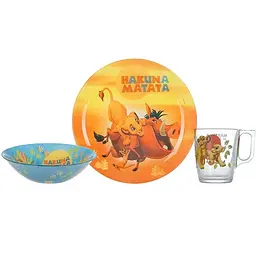 Набір посуду Luminarc Disney Lion King, 3 шт. (P9345)