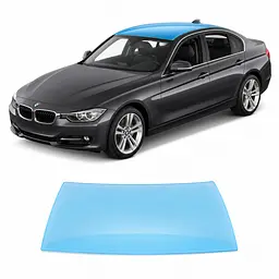 Антигравійна захисна бронеплівка за лекалами для BMW 3 Series F30 2012-2015 - зона даху
