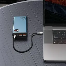 Портативна батарея - зовнішній акумулятор Baseus Adaman Metal 20000mAh 65W PPIMDA-D03 - мініатюра 6