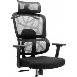 Офісне крісло GT Racer B-522-1 Black [125581] - мініатюра 2