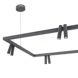 Люстра Brille світлодіодна підвісна 40W WW DGY (BL-697S/8) - мініатюра 4