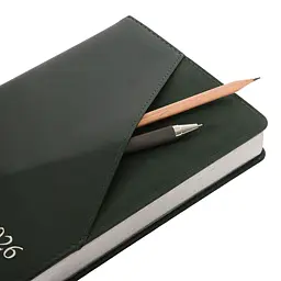 Щоденник-діловий записник А5 Leo Planner 2026 Whisky зелений 368 сторінок (252669) - мініатюра 2