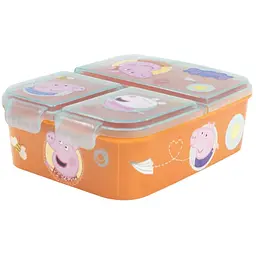 Ланч-бокс дитячий на 3 відділення Stor Peppa Pig (13920)