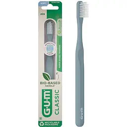 Зубна щітка GUM Classic Bio-Based Handle м'яка синя