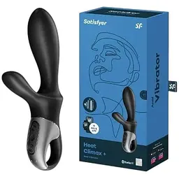 Універсальний смарт вібратор із підігрівом Satisfyer Heat Climax +