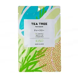 KISOCARE Tea Tree Face Mask тканинна маска з чайним деревом, 1 шт