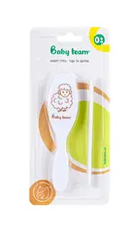 Гребінець і щітка Baby Team, білий (7105_белый) - мініатюра 3