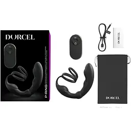 Масажер простати Dorcel P-Ring з ерекційним кільцем і пультом ДК - мініатюра 6
