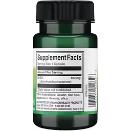 Стимулятор тестостерону Swanson DHEA Maximum Strength 100 mg 60 капсул - мініатюра 2