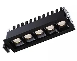 Світильник точковий врізний KLOODI KD-POINT 5X2 10W 4K BK