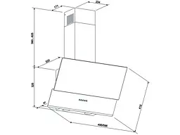 Вытяжка ELEYUS Della 700 60 BL - миниатюра 10
