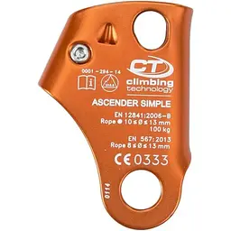 Зажим Climbing Technology Ascender Simple + (1053-2D642 DJWB) - мініатюра 2