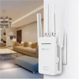Підсилювач WiFi сигналу ретранслятор Wi-Fi Pix-Link LV-WR09Q 2.4 GHz репітер точка доступу (18621) - мініатюра 4