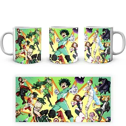 Кухоль GeekLand Моя геройська академія My Hero Academia Персонажі на тлі вибуху MHA 02.521 330 мл білий - мініатюра 3