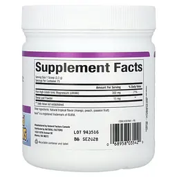 Магній цитрат Natural Factors Stress-Relax Magnesium Citrate тропічні фрукти у порошку 250 гр - мініатюра 2