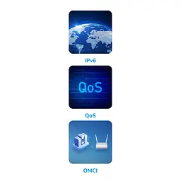 GPON WiFi 5 маршрутизатор Cudy GP1200 гігабітний дводіапазонний, 1 PON Port/4 Gigabit RJ45 AC1200 (73-00542) - мініатюра 5