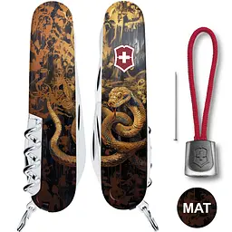 Ніж Victorinox Climber Zodiac 91мм 14функ Золота дерев'яна змія - мініатюра 2