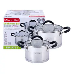 Набір каструль Kamille KM-5751 4 предм.