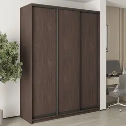Шафа-купе тридверна MebelStar Уні BG 3ДСП 180x60x240 см Дуб рістрето (MBS-8181)