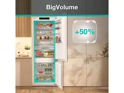 Холодильник з морозильною камерою Gorenje NRKI619D61WFE - мініатюра 7