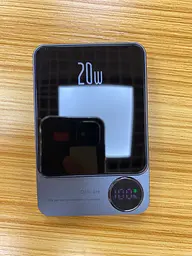 УМБ магнітна Mag Save з бездротовою зарядкою 10000 mAh 20 Вт для iPhone Сірий (Q920WPlus) Power - мініатюра 9