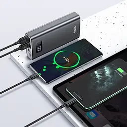 Додаткова батарея Hoco J46A (20000mAh) Black - мініатюра 3