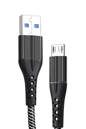 Кабель Grunhelm GMC-02MLB Micro USB чорний (ЦБ-00267683) - мініатюра 2
