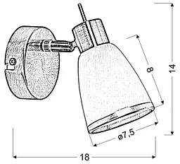 Бра Candellux 91-70012 REGENT - мініатюра 2