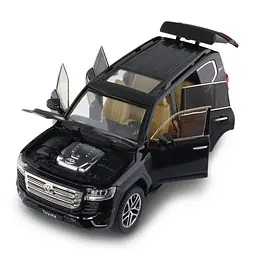 Автомодель TechnoDrive Toyota Land Cruiser 1:24 чорна (KM08222) - мініатюра 7