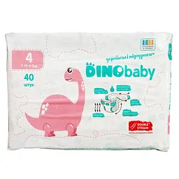 Підгузки Dino Baby 4 (7-14 кг), 40 шт