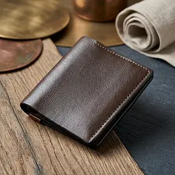 Вертикальне портмоне-кредитниця комбі у гладкій шкурі Grande Pelle 11328 коричневе - мініатюра 4