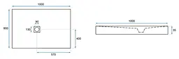 Душовий піддон Rea grey Rock 80x100 REA-K4582, Сірий - мініатюра 8