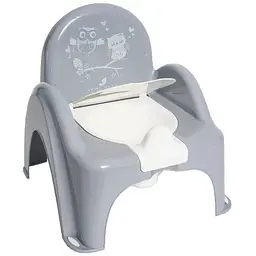Горщик-стілець Tega Baby дитячий з музикою антиковзкий Owls grey
