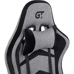 Геймерське крісло GT Racer X-2534-F Fabric Gray/Black Suede [121429] - мініатюра 8