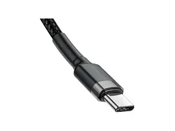 Кабель BASEUS Type-C PD2.0 60W (20V 3A) 2m (CATKLF-HG1) сіро-чорний - мініатюра 3