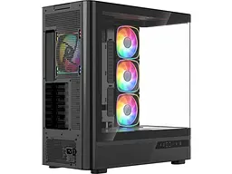 Корпус MODECOM VOLCANO AQ200 ARGB MIDI BLACK (MC-A-AQ200-4FA-B) - миниатюра 3