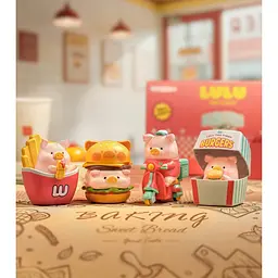 Колекційна фігурка 10/10 Toys LuLu the Piggy серія Burger Express Movable Series blind box (LULU1310) - мініатюра 8